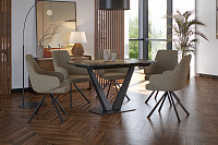 CHALET 120 DOLOMITE CER BK СТОЛ